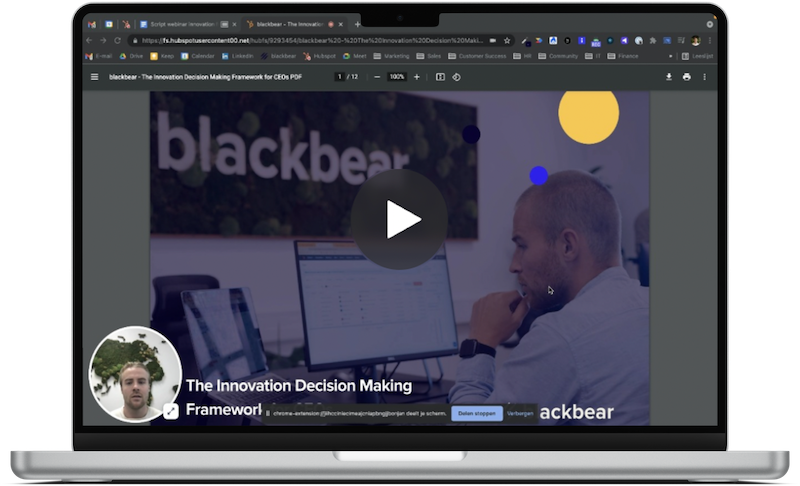 blackbear - The Innovation Decision Making Framework for CEOs - Webinar